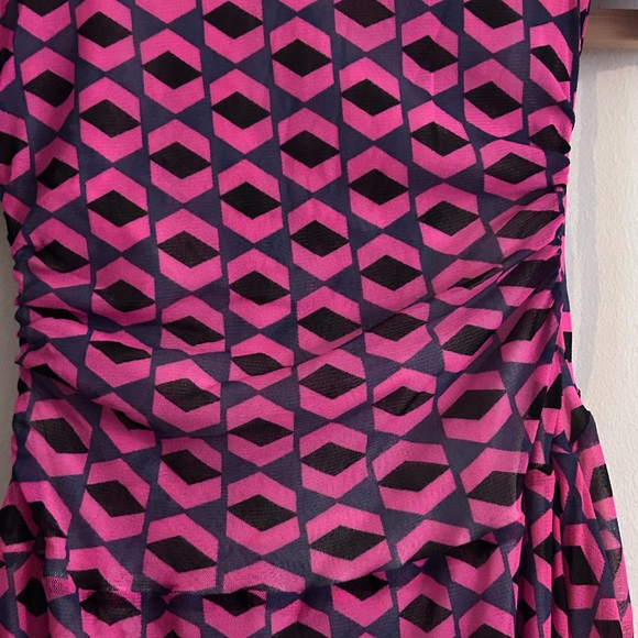 DVF Geometric Pattern Dress - Picture 6 of 8